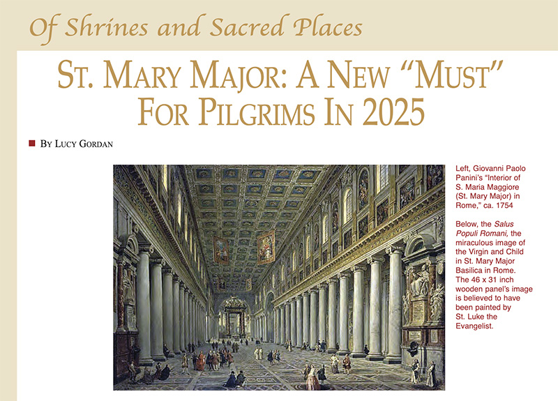 St. Mary Major: a New “Must” for Pilgrims in2025
