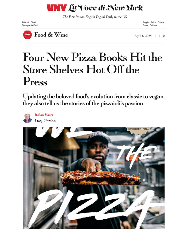 Four New Pizza Books Hit the Store Shelves Hot Off the Press