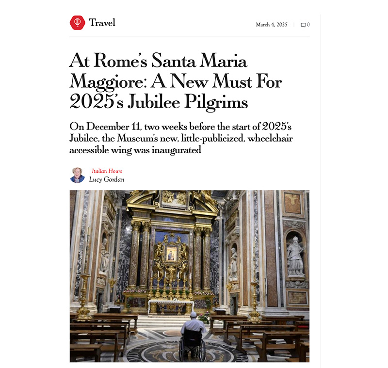 At Rome’s Santa Maria Maggiore: A New Must For 2025’s Jubilee Pilgrims